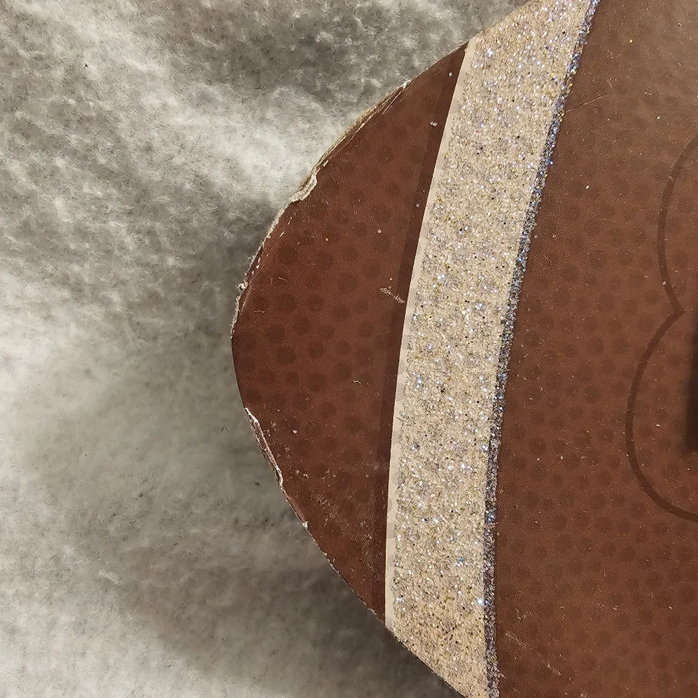 Country Silk Fall Themed Football Pumpkin Decor
